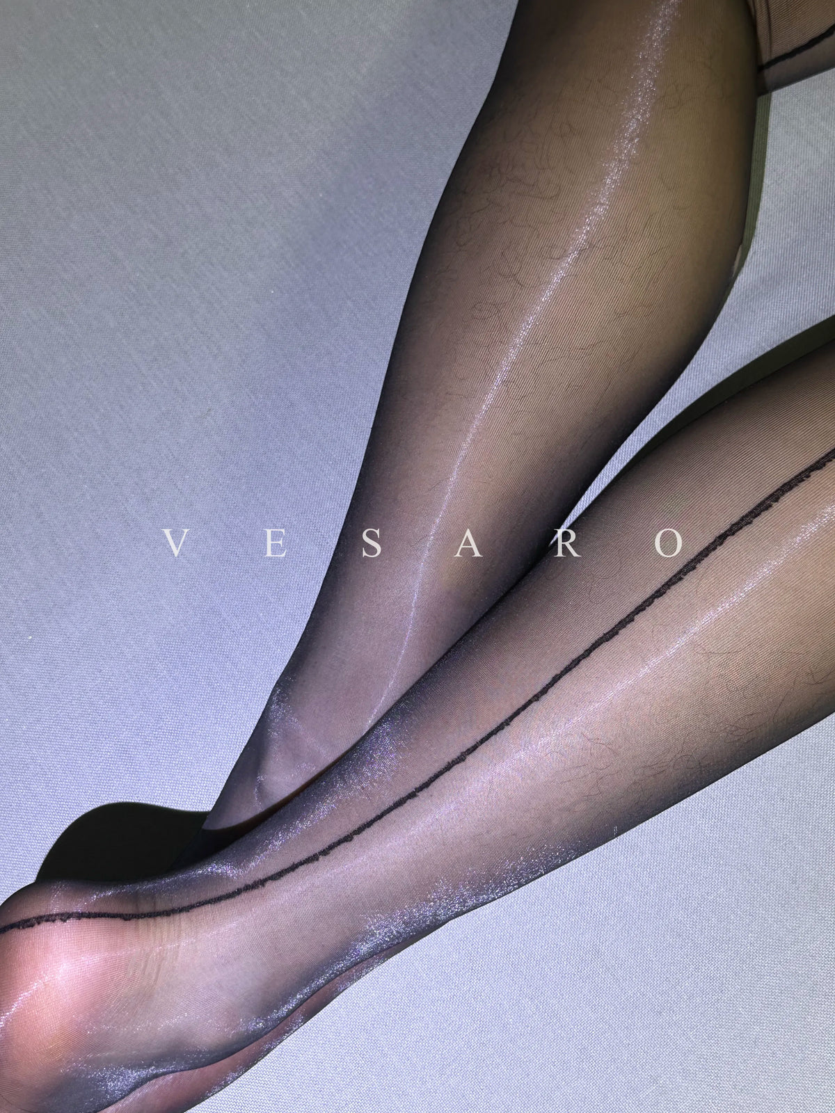 AURORA-LINE / Men's Glossy Back Seam 3D Tight Pantyhose