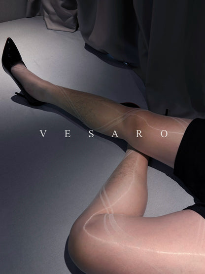 AURORA-NET 1.0 / Men's Shiny Geometric Net Tight Pantyhose