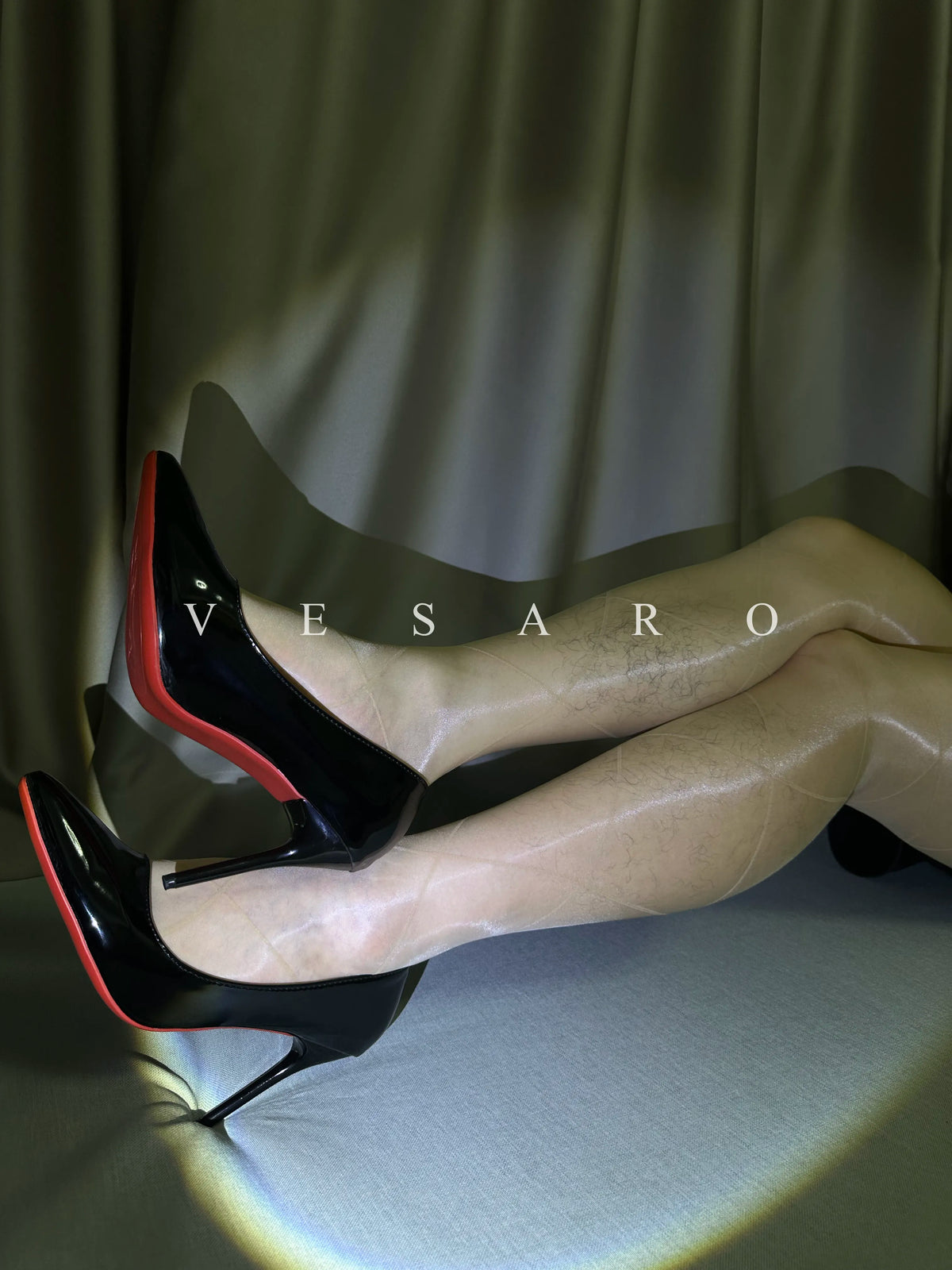 AURORA-NET 2.0 / Men's Glossy Diamond Net Pantyhose
