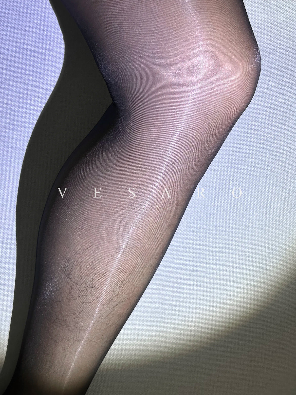 AURORA-PURE / Black / Men‘s Essential Glossy Black Pantyhose
