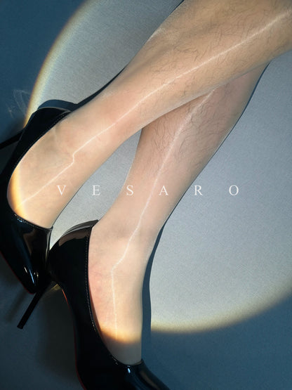 AURORA-PURE / Nude / Men‘s Essential Shiny Tights Pantyhose